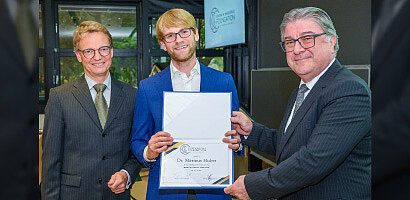 Picture of the News article Congratulations, Marinus Huber!